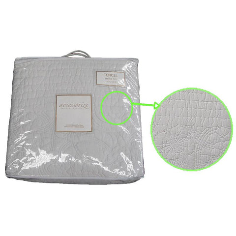 Accessorize 380Tc Tencel Throw Rug 120 X 210Cm Throws & Afghans