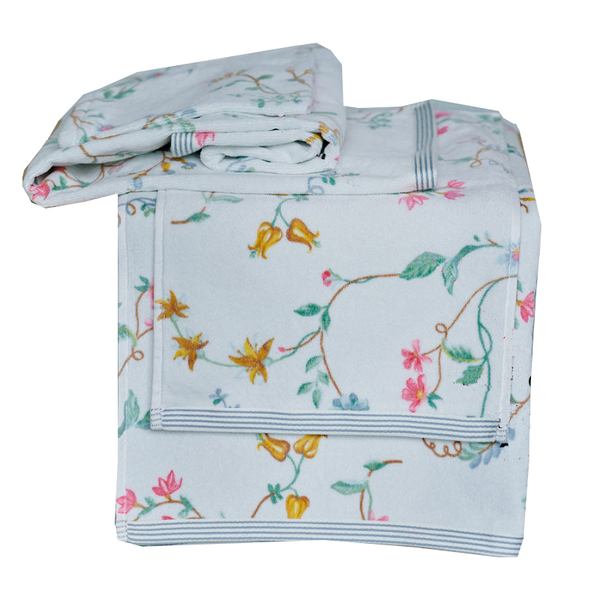 Pip Studio Les Fleurs Cotton Wash Mitt Bath Brushes & Sponges