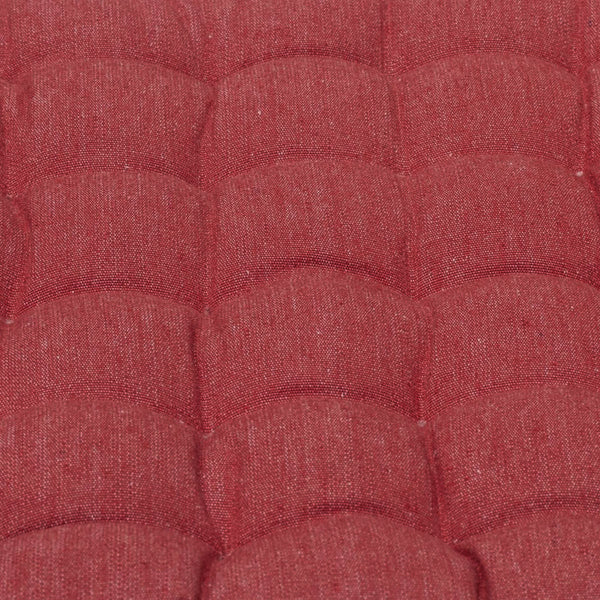 J. Elliott Set Of 2 Outdoor 100% Cotton Chair Pads 40 X Cm Solid Red Chairs