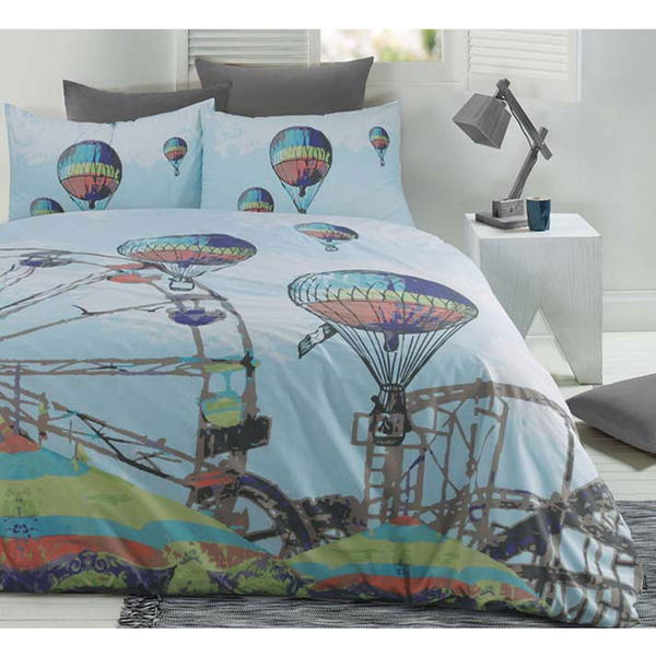 Retro Home Quilt Cover Set Carnival King Quilt Covers