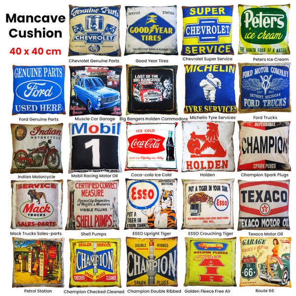 Australian Mancave Chevrolet Cushion 40 X Cm Decorative Pillow Cushions & Decorative Pillows