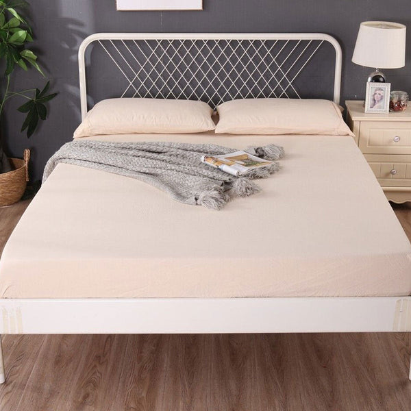 1000Tc Linen Bamboo Fitted Sheet Combo Set Double Sheets