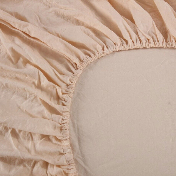 1000Tc Linen Bamboo Fitted Sheet Combo Set Single Sheets