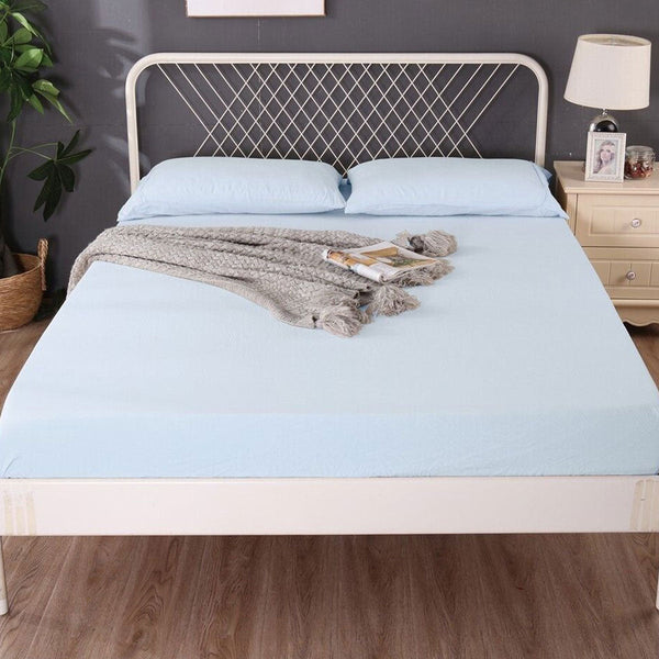 1000Tc Linen Bamboo Fitted Sheet Combo Set Plein Air King Sheets