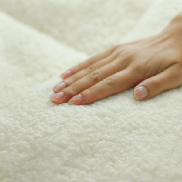 1600Gsm Sherpa Winter Mattress Topper King Single Mattress Toppers & Protectors