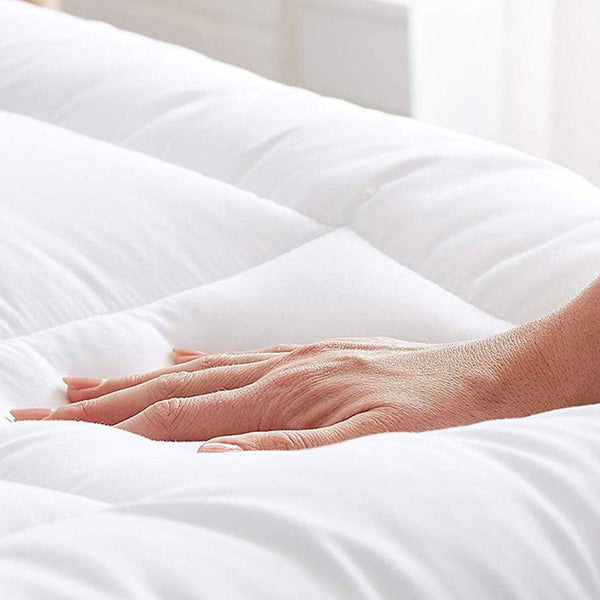 Shangri La 1000Gsm Bamboo Mattress Topper Single For Home Bedding Mattress Toppers & Protectors