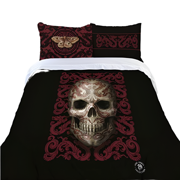 Anne Stokes Skull Quilt Cover Set Single Quilt Covers