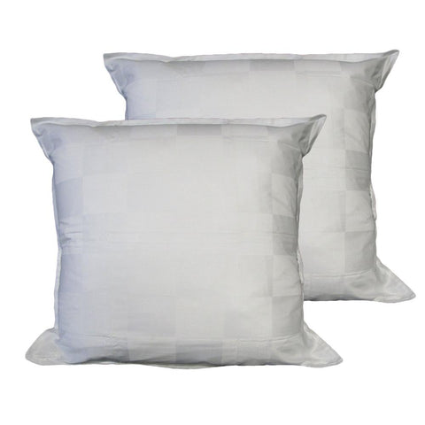 Pair Of Dominic White Pillowcases 65Cm X Pillow Cases