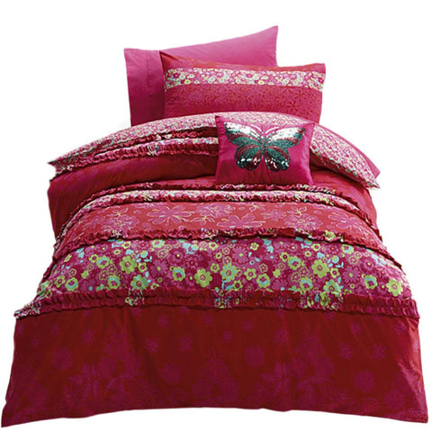 Jiggle & Giggle Katrina Quilt Cover Set Queen Quilt Covers
