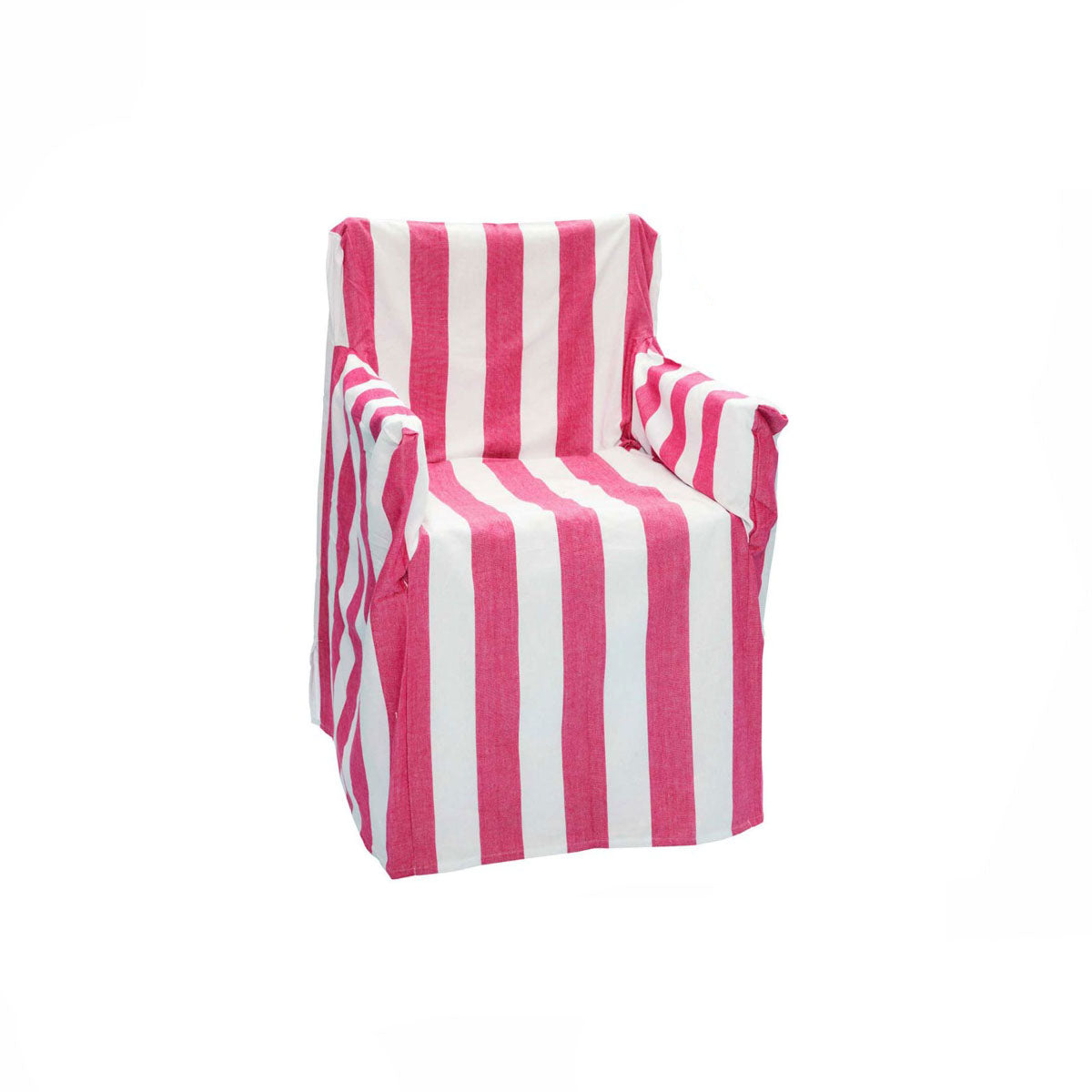 Rans Alfresco 100% Cotton Director Chair Cover Striped Hot Pink Chairs