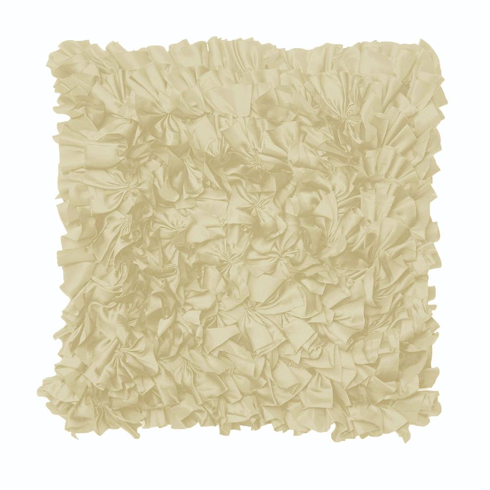 Rapee Morocco Can Filled Cushion Ivory Cushions & Decorative Pillows