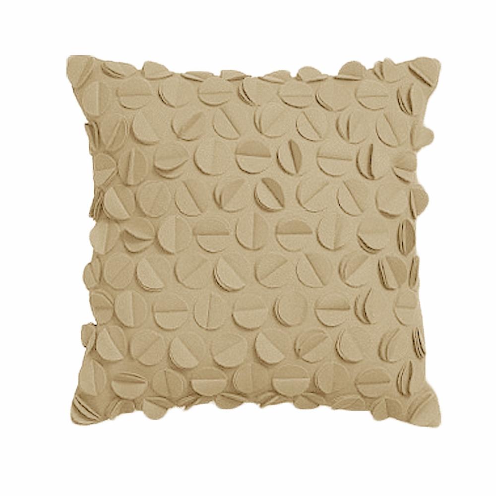 Rapee Petal Filled Cushion Camel Cushions & Decorative Pillows