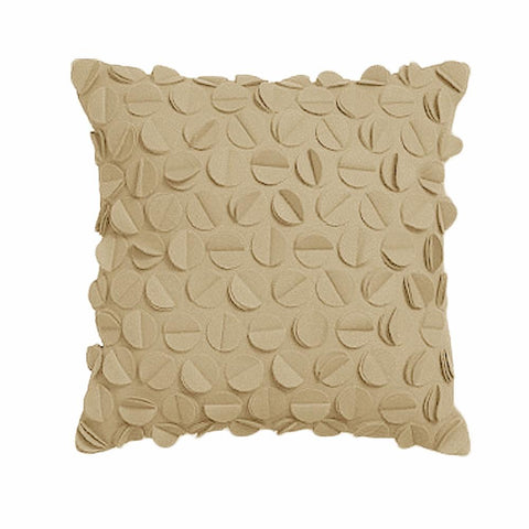 Rapee Petal Filled Cushion Camel Cushions & Decorative Pillows
