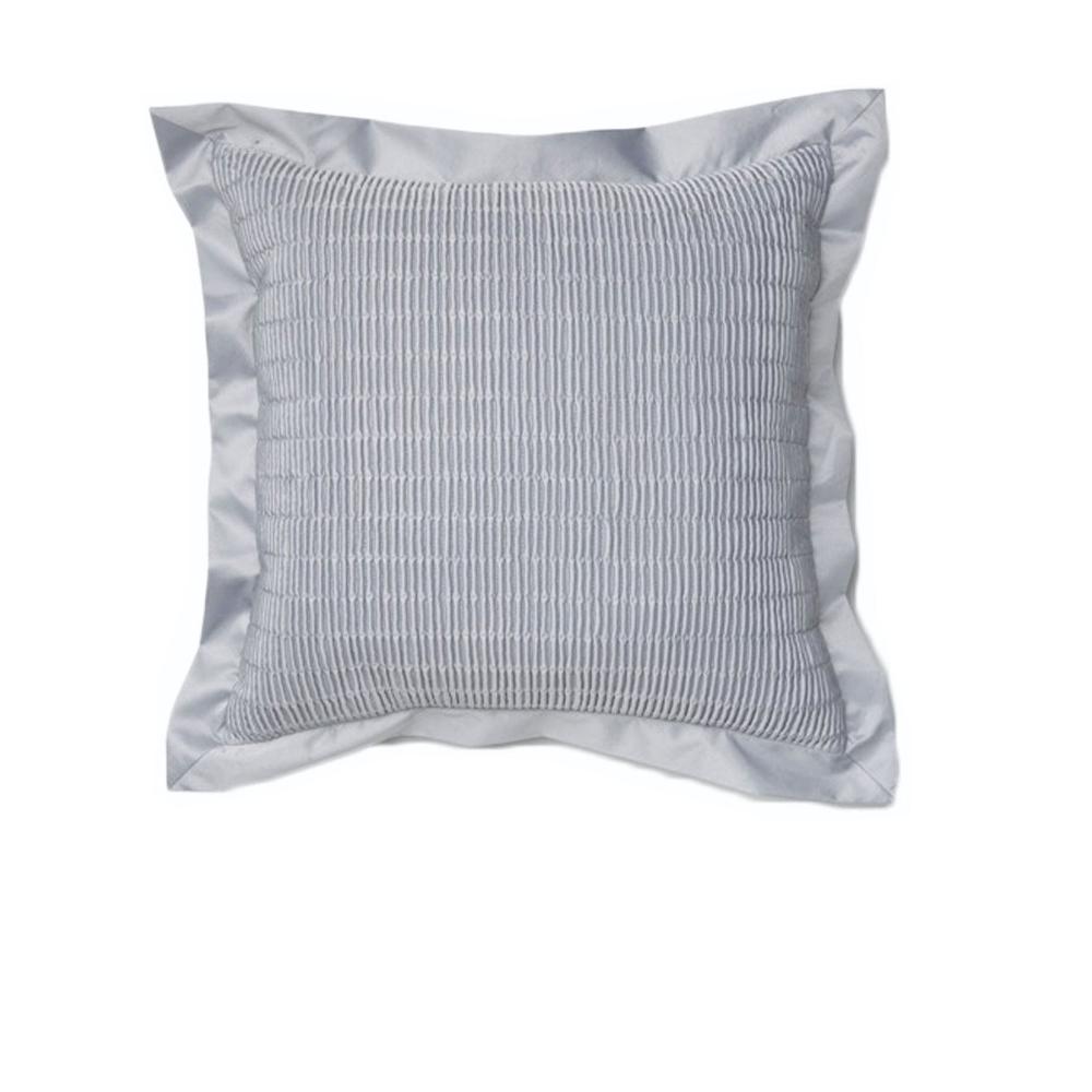 Rapee Morocco Quilted Flange Cushion Cover Silver 43 X Cm Cushion Covers