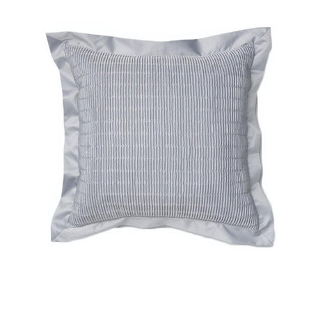 Rapee Morocco Quilted Flange Cushion Cover Silver 43 X Cm Cushion Covers