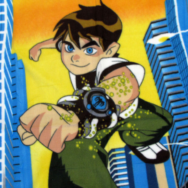 Ben 10 Hero Printed Polar Fleece Throw Rug 130 X 160 Cm Rugs