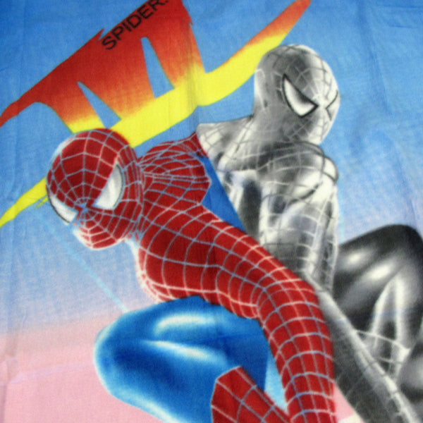 Spiderman Printed Polar Fleece Throw Rug 130 X 160 Cm Throws & Afghans