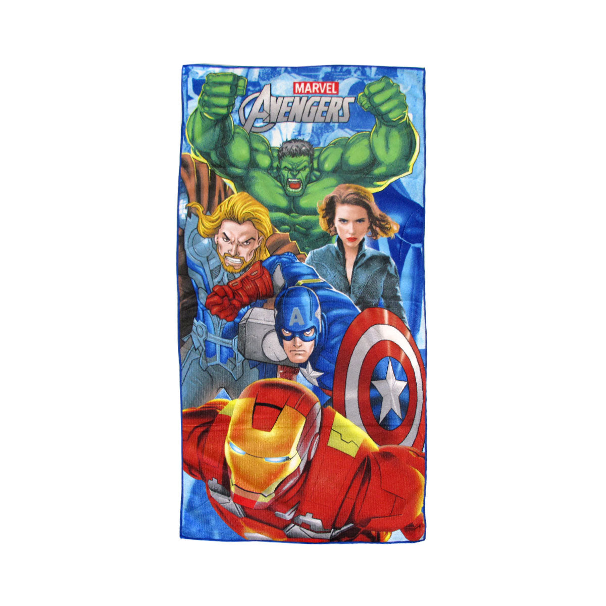 Bloomington Marvel Avengers Kids Cartoon Printed Microfiber Beach Towel 70 X 137 Cm Towels & Washcloths