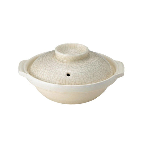 Donabe Japanese Ginpo 28Cm Clay Pot Ceramic Hot Casserole #9 4 5 People 2.2L Saucepans & Stockpots