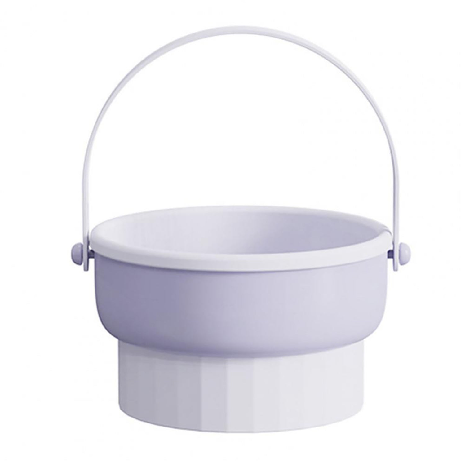 3 In 1 Makeup Brushes Cleaner Sponge Washing Box Drying Basket(Light Purple) Other Makeup Tools & Accs.