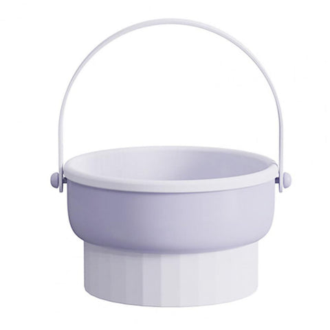 3 In 1 Makeup Brushes Cleaner Sponge Washing Box Drying Basket(Light Purple) Other Makeup Tools & Accs.