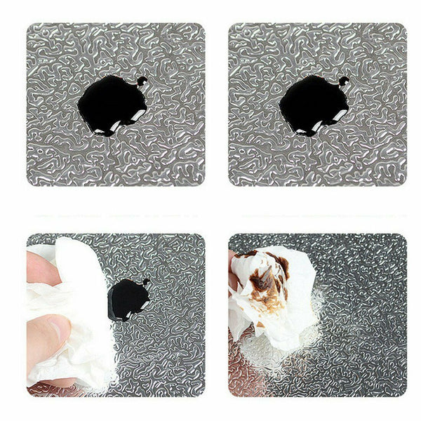 Aluminum Foil Sticker Self Adhesive Oil Proof Waterproof Kitchen Cabinet Wall(40*500Cm) Other Kitchen Gadgets