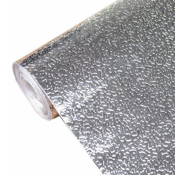 Aluminum Foil Sticker Self Adhesive Oil Proof Waterproof Kitchen Cabinet Wall(40*500Cm) Other Kitchen Gadgets