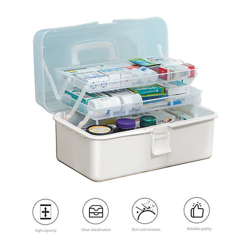 3 Layer Large Portable First Aid Kit Emergency Medical Storage Medicine Organizer Other Makeup Tools & Accs.