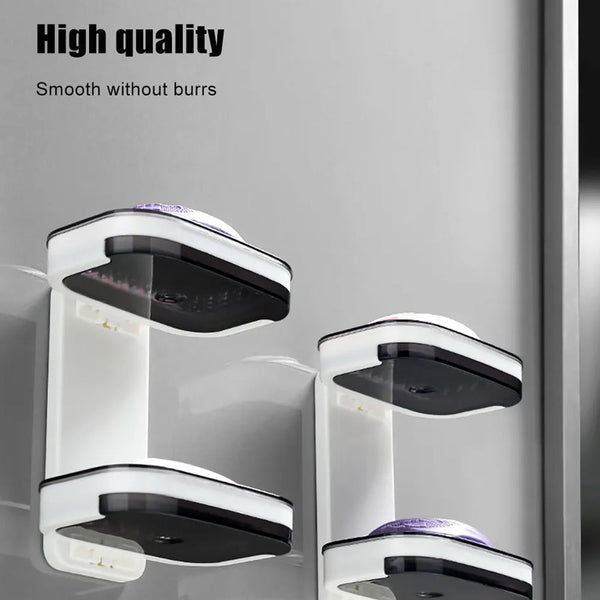 Portable Soap Holder Wall Storage Rack Organizer Bathroom Accessories Double Layer Holder Soap Dishes & Dispensers