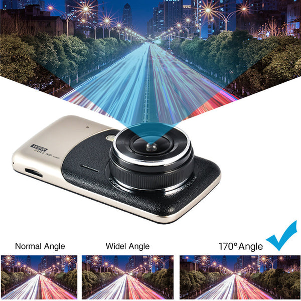 1080P Car Dash Camera Dual Front And Rear Video Dvr Recorder Night Vision Kit Video In Dash Units W/O Gps