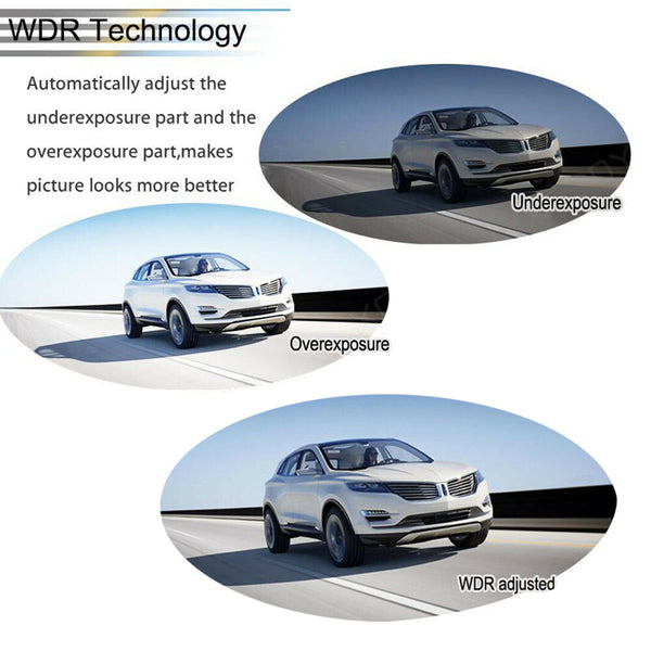 1080P Car Dash Camera Dual Front And Rear Video Dvr Recorder Night Vision Kit Video In Dash Units W/O Gps