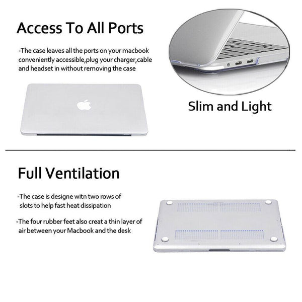 Premium High Quality 13.3'' Crystal Clear Case For 2021 New Macbook Air A2337 A2179 A1932 Laptop Cases & Bags