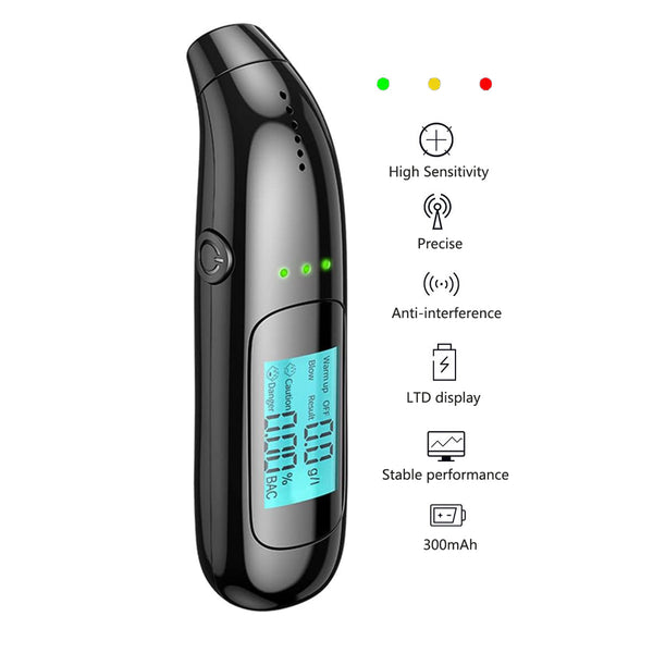 Breathalyzer With Display Rechargeable Digital Electronic Breathalyser Electronic Breathalysers