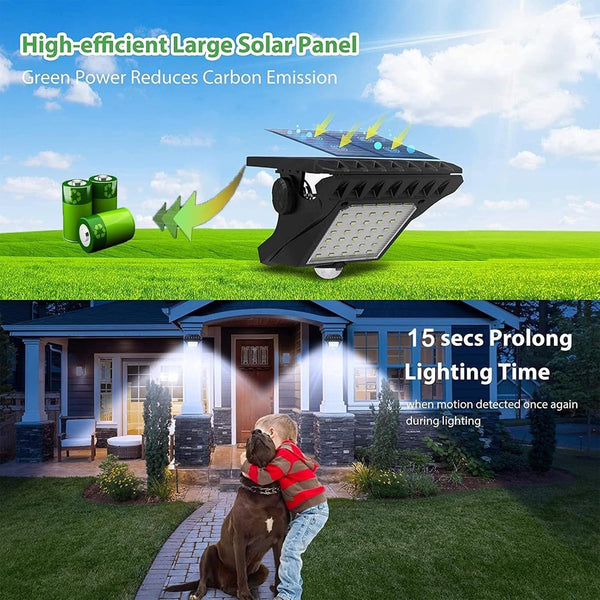 Clip On Solar Led Light Outdoor Motion Sensor 45 Leds Ip65 Waterproof Security Wall Wall & Ceiling Lights