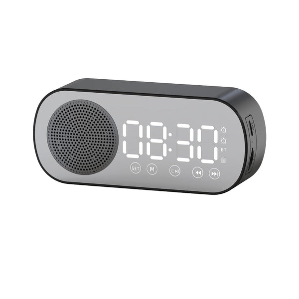 Wireless Bluetooth Speaker Alarm Clock Music Radio Player & Hands Free Calling Alarm Clocks & Clock Radios
