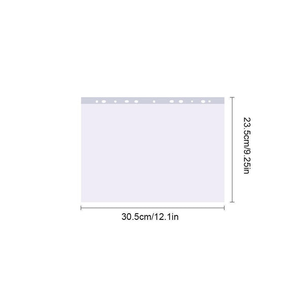 100Pack A4 Sheet Protector Plastic Pockets Bulk Lot Clear Reinforced Folders Personal Organisers