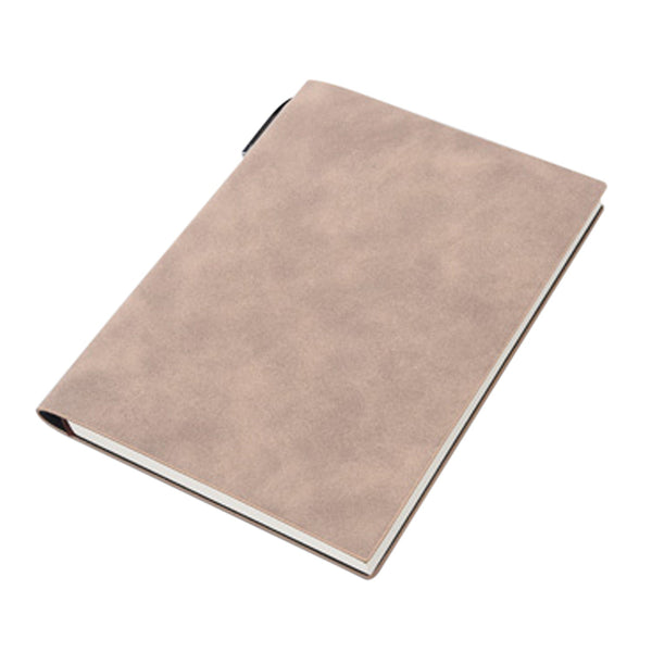 A5 200 Pages Fashion Glued Pu Leather Cover Journal Travel Notebook Travellers Diary(Khaki) Diaries Journals