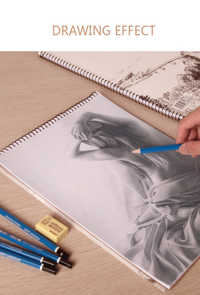 Sketch Pad 40 Sheets Artist Drawing Painting Paper With Thick Baseboard A4 (28.7*20.8Cm) Other Drawing Supplies