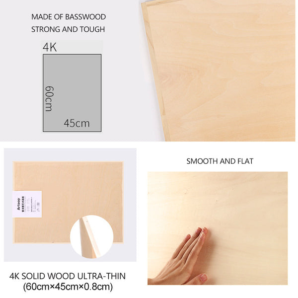4K Solid Wood Drawing Board Easel Indoor Painting Table Sketching Tool Easels