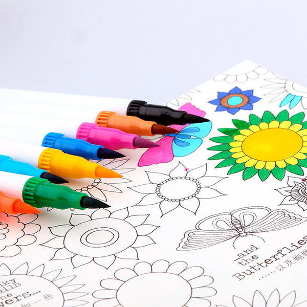 60 Unique Colors Double Head Acid Free Non Toxic Coloured Pens Art Pens & Markers