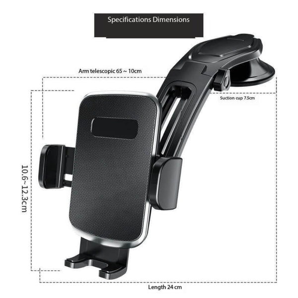 Universal Car Phone Stand Dashboard Hands Free Mount Holder Mounts & Holders