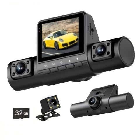 4 Channel 360 Panoramic 1080P Hd Dash Cam Comes With 32Gb Tf Card Video In Dash Units W/O Gps