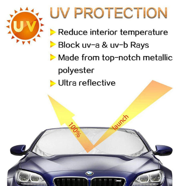 Set Of 6 Auto Front Rear Windshield Side Window Sun Shade Car Visor Cover Block Sun Visors