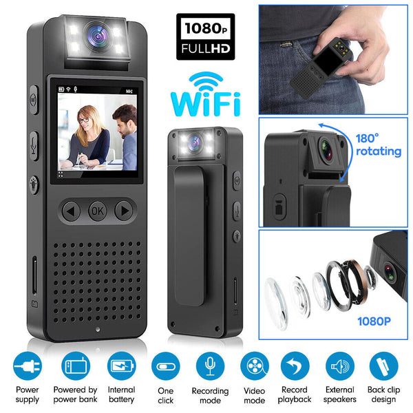 1080P Wifi Hd Stable Riding Camera Wearable Video Recorder Comes With 64G Sd Card Other Camera & Photo Accs