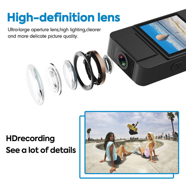 1080P Wifi Hd Stable Riding Camera Wearable Video Recorder Comes With 64G Sd Card Other Camera & Photo Accs