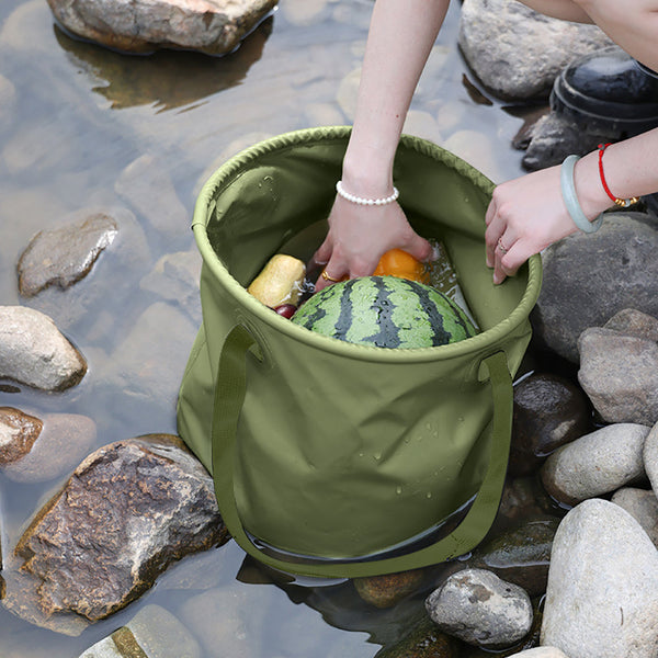 Other Camping Jr Joyreap 13L Travel Camping Folding Bucket Portable Barbecue Picnic Storage Fishing