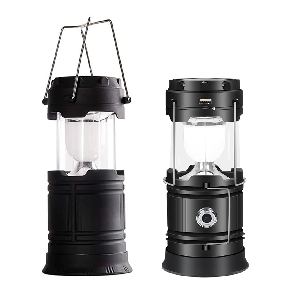 Led Camping Lamp Solar Powered Rechargeable Usb Torch Waterproof Emergency Light Lantern Lanterns