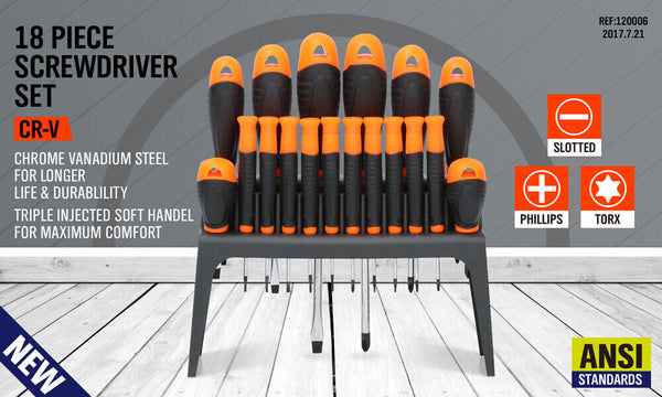 18Pc Precision Screwdriver Set Magnetictorx Screw Driver Phone Repair Pc Laptop Screwdrivers & Nutdrivers