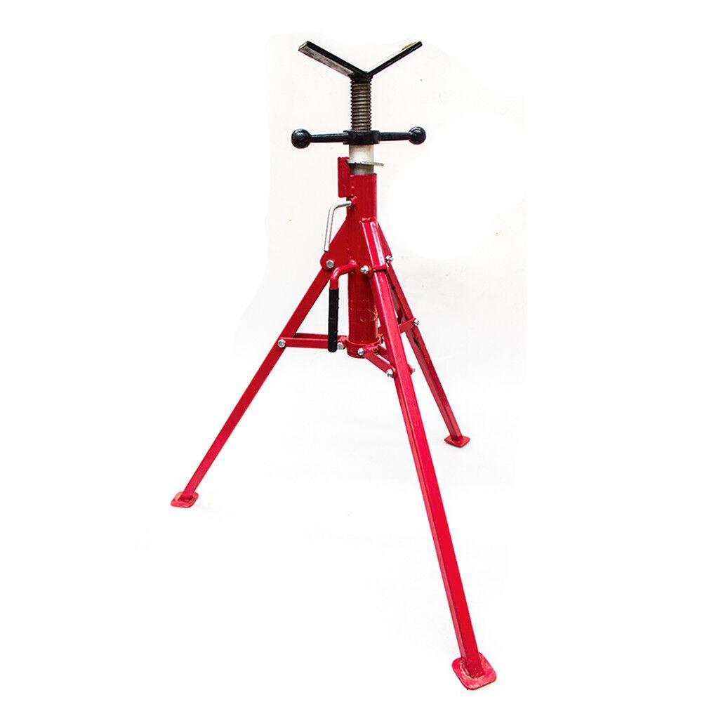Sedy Folding Jack Stand 120Cm Heavy Duty V Head Pipe Adjustable Height 1.25 Ton Jacks & Jack Stands