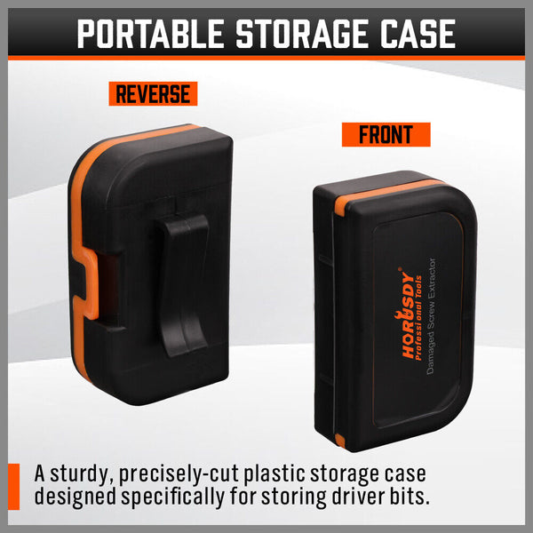 Sedy 18X Magnetic Damaged Screw Extractor Set Broken Drill Bit Remover Kit Hex Crv Other Hand Tools